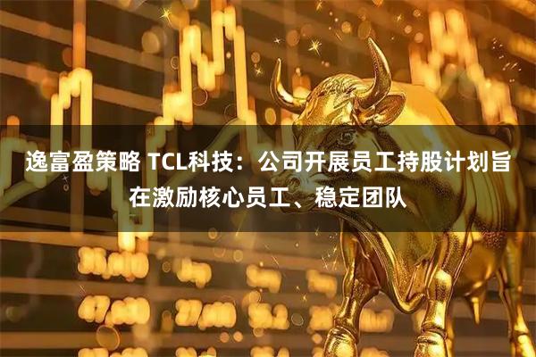 逸富盈策略 TCL科技：公司开展员工持股计划旨在激励核心员工、稳定团队