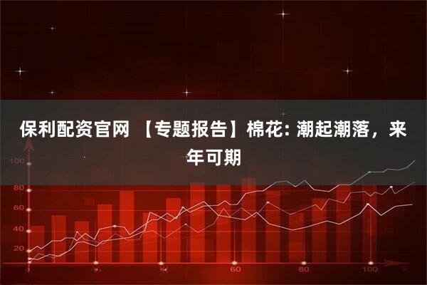 保利配资官网 【专题报告】棉花: 潮起潮落，来年可期