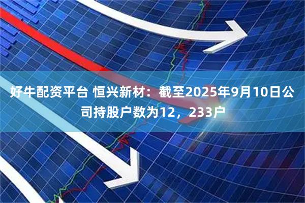好牛配资平台 恒兴新材：截至2025年9月10日公司持股户数为12，233户